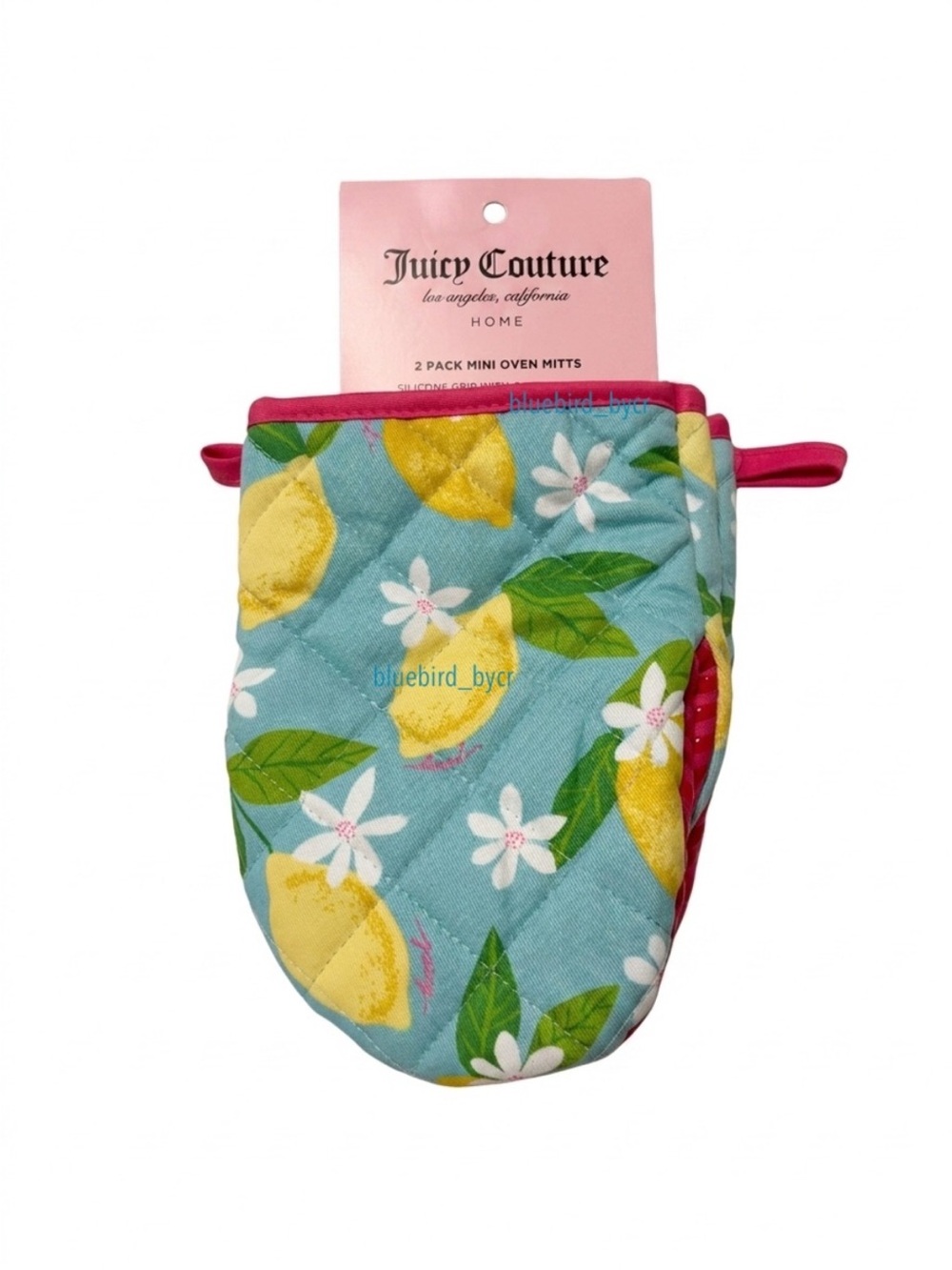 Juicy Couture Lemon Print 2-Pack Mini Oven Mitts